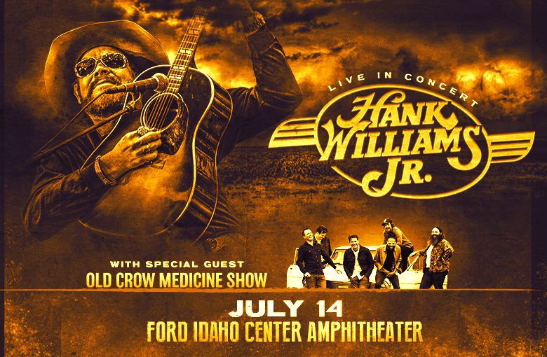 HANK WILLIAMS JR. ANNOUNCES HIS 2023 U.S. TOUR Ford Idaho Center
